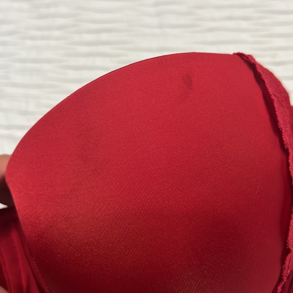 Torrid Curve bra red padded push-up women’s 44B adjustable straps - Picture 8 of 15